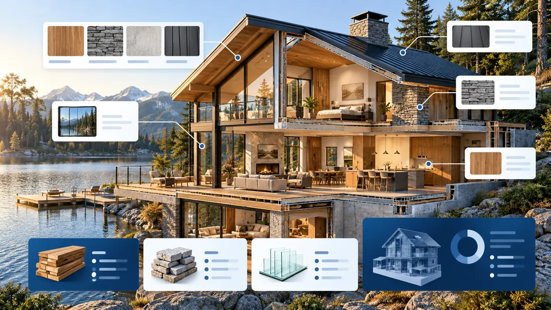 My3D Materials & labor costs app experience concept